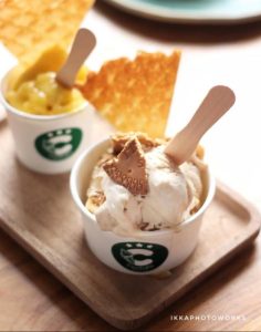Gelato rasa biscuit dari Confido Gelato