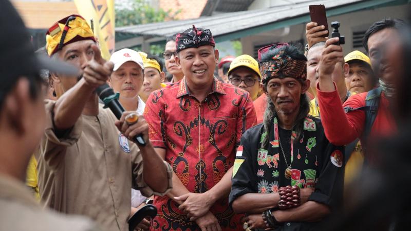Kehadiran Wali Kota Bekasi di Kirab Budaya Bu An Kiong