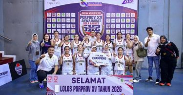 Tim putra dan putri dalam cabor bola Basket 5x5 berhasil juarai BK Porprov XV 2026
