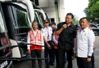 Dirjen n Perhubungan Darat Aan Suhanan melakukan ramp check jelang Nataru