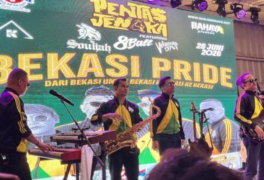 Penampilan Souljah di Bekasi Pride